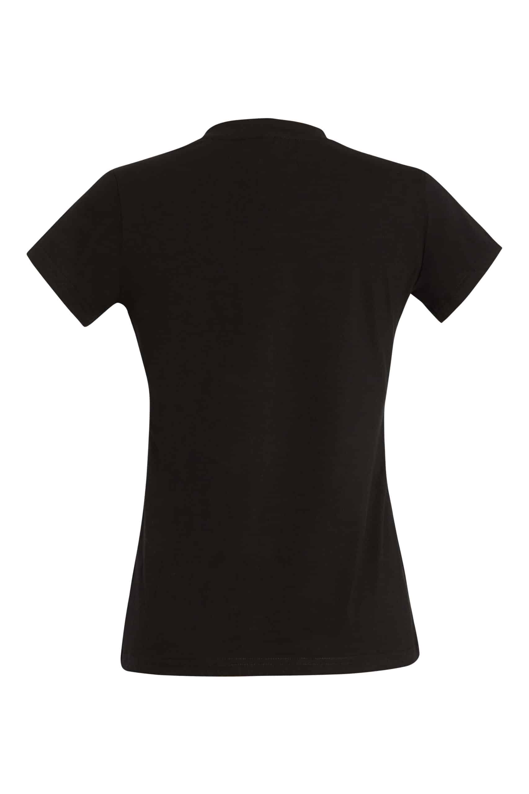 Sweetheart T-Shirt With Tulle Cutout.